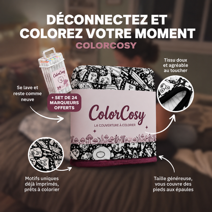 Couverture à colorier | CosyColor®
