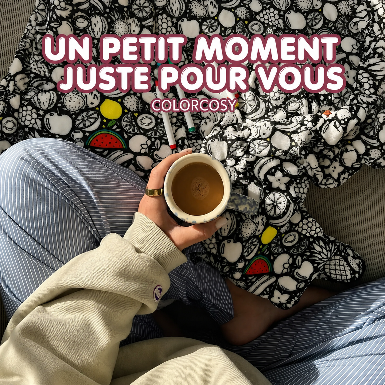 Couverture à colorier | CosyColor®