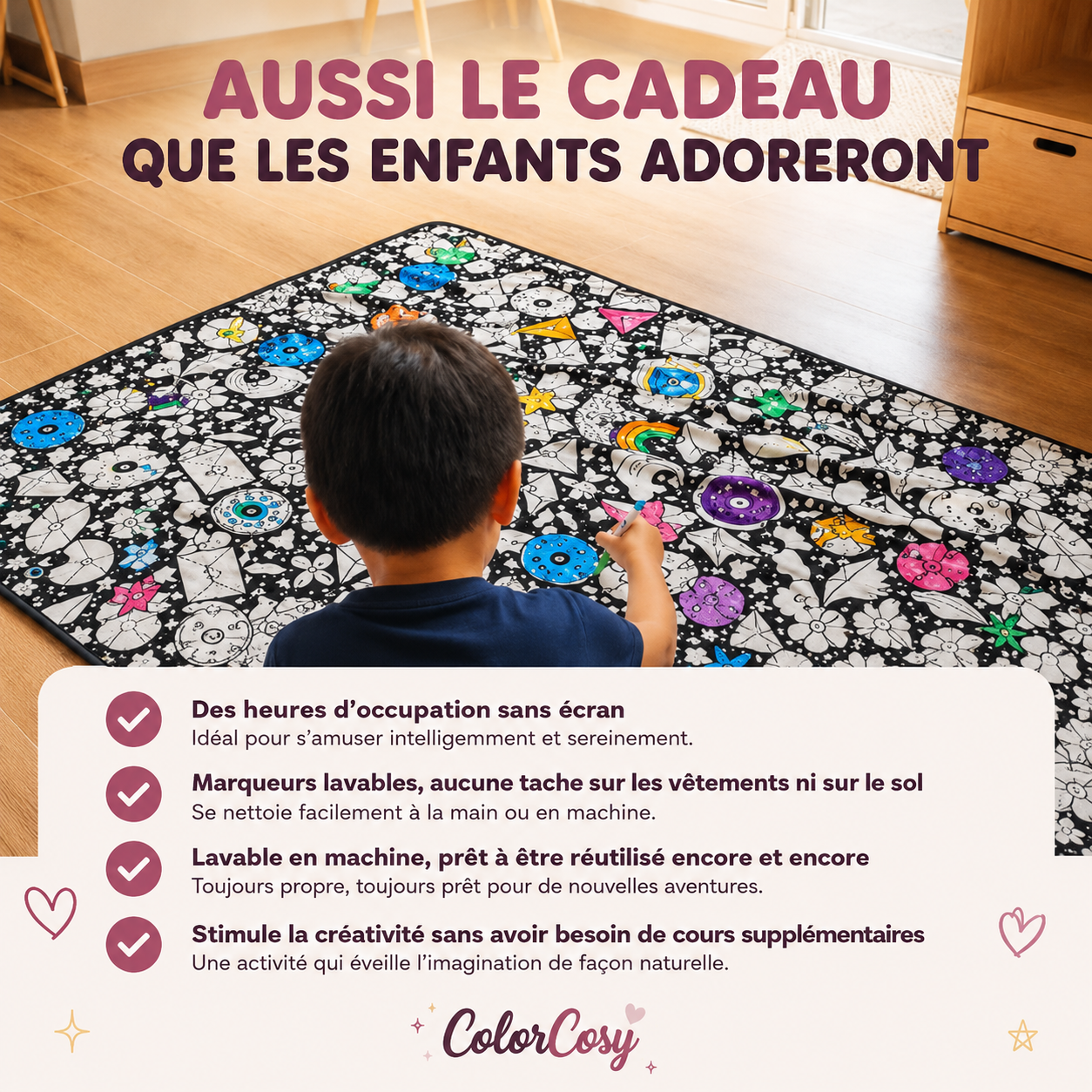 Couverture à colorier | CosyColor®